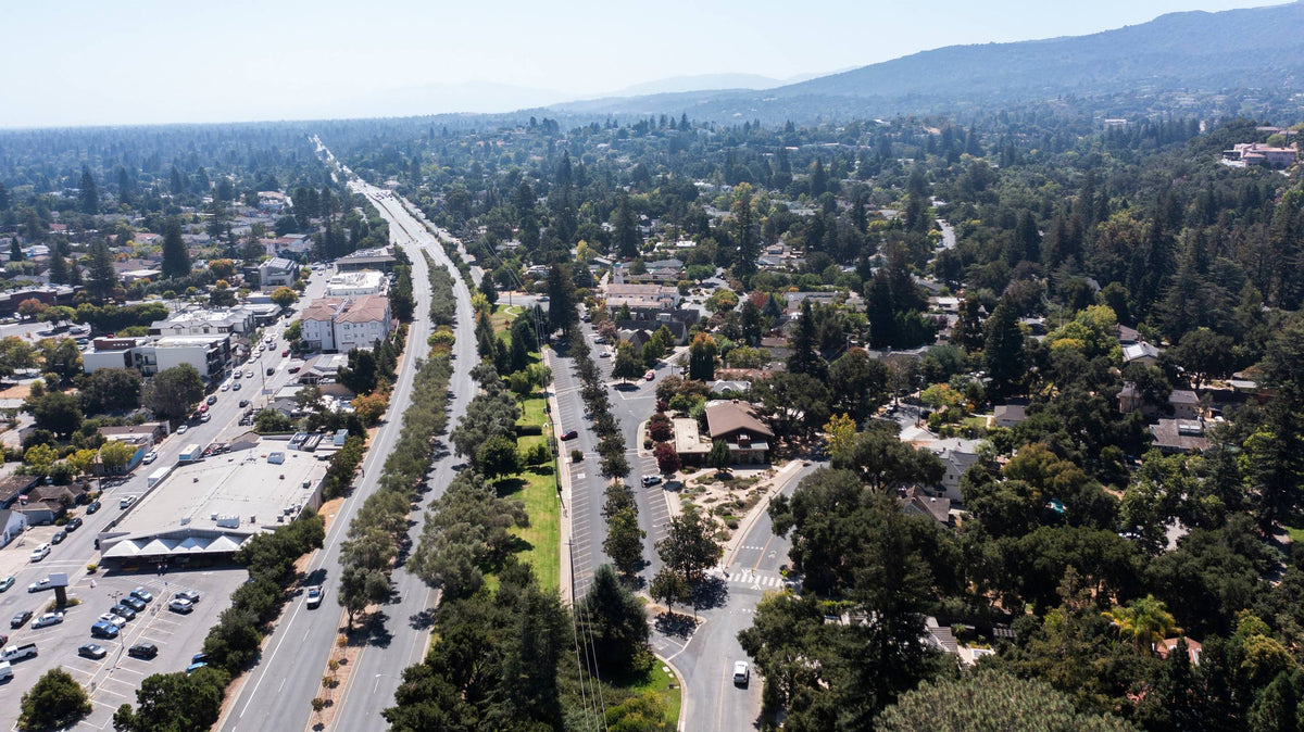 A scenic view of Los Altos, part of S&G’s flooring service area.