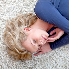 Woman on Carpet