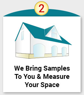 We Bring Samples to you and Measure Your Space