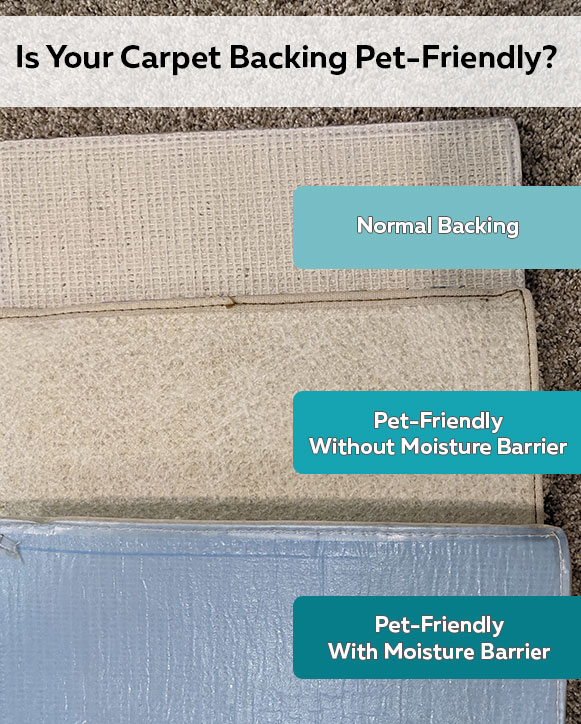 Pet-Friendly Carpet Backing with Moisture Barrier