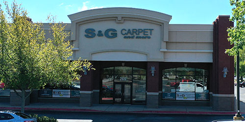 Front of S&G Carpet Floor Store in Rogers, Arkansas