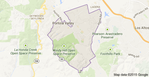map portola valley