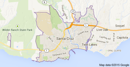 Santa Cruz Map