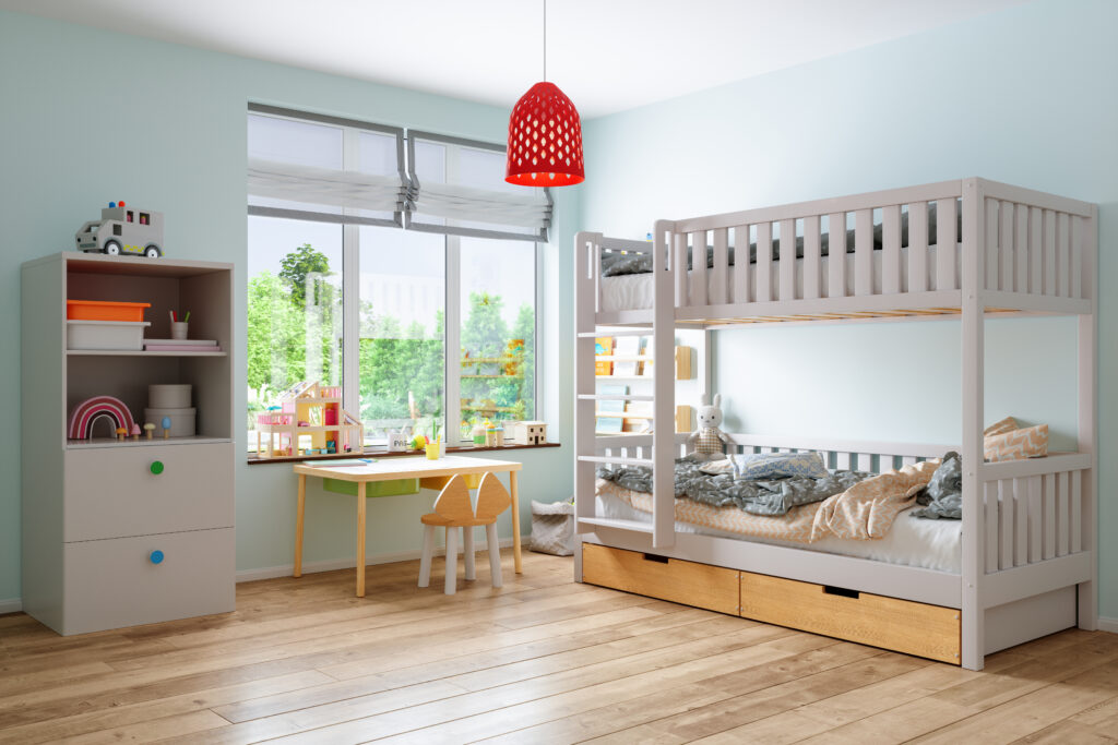 Childs Bedroom LVP Flooring