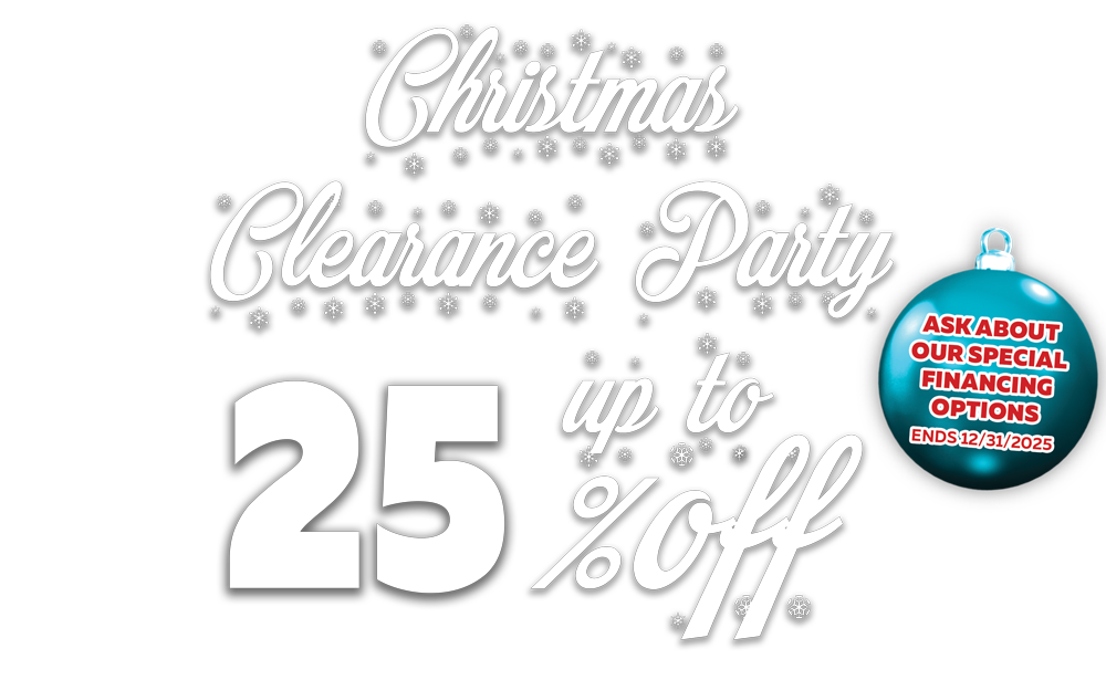 Christmas Clearance Party Up to 25% Off